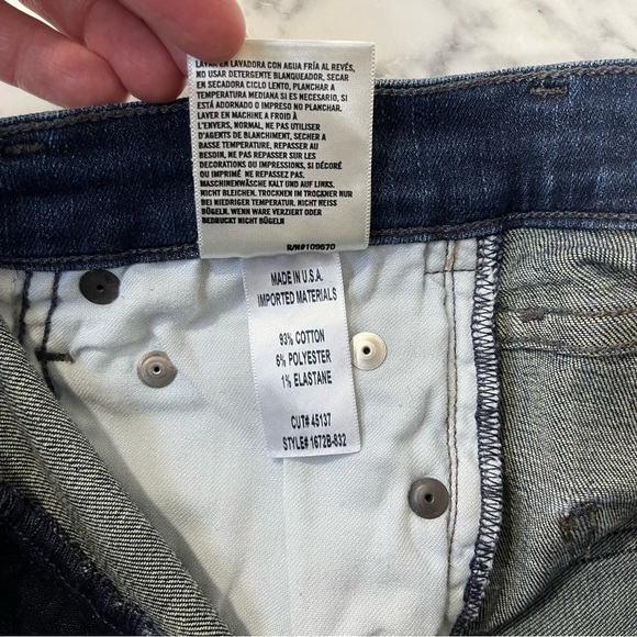 Citizens of Humanity rocket crop high rise skinny jeans raw hem size 26 - Picture 11 of 12